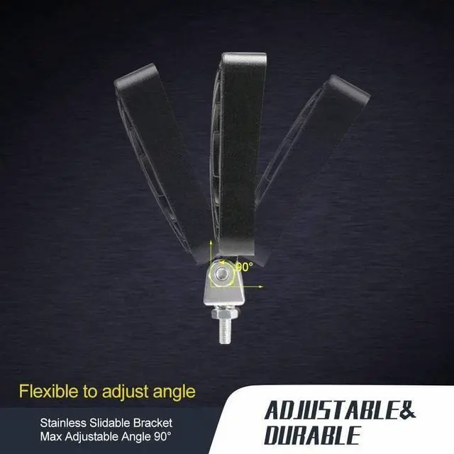 Alt view image 5 of 7 - Led Light Bar, Turboo 10PCS 4inch 48W Led Work Light Square Spot Lights Off-road Lights Led lights for Trucks,Off-road Vehicle, ATV, SUV, UTV, 4WD, Jeep, Boat and More