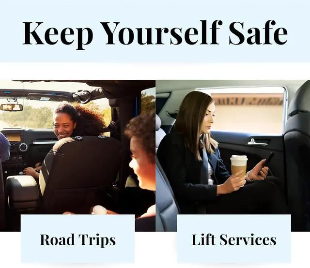 Alt view image 3 of 7 - The Only Flat Car Window Glass Breaker & Seatbelt Cutter Card Emergency Escape Rescue Hammer Safety Life Saving Crash Survival Kit 2-in-1 Tool - Made in USA (4 Pack Black)