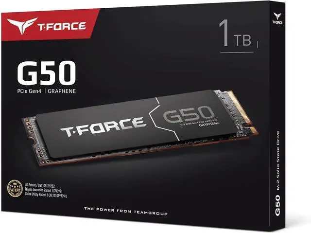 Alt view image 7 of 7 - T-Force G50 1TB SLC Caching 3D TLC NAND NVMe InnoGrit PCIe Gen4x4 M.2 2280 Gaming SSD with Ultra-Thin Graphene Heat Spreader Works with PS5 Read/Write 5000/4800 MB/s TM8FFE001T0C129