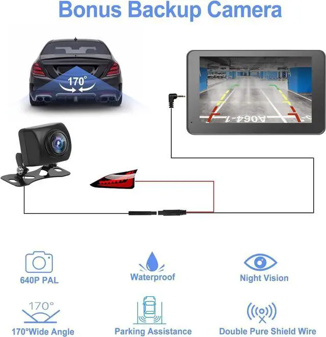Alt view image 7 of 7 - Wireless Portable Carplay and Android Auto, Carplay Screen for Car with Mirror Link/AUX/FM,7" Touchscreen Bluetooth 5.0, Marine Stereos for All Vehicles
