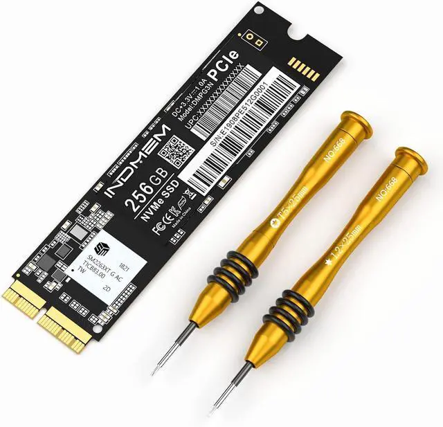 Main image of NVMe PCIe SSD 256GB 3D TLC NAND Flash Hard Drive Replacement for Mid 2013-2017 MacBook Air, Late 2013 - Mid 2015 MacBook Pro Retina, Late 2013-2017 iMac, 2013 Mac Pro, 2014 Mac Mini