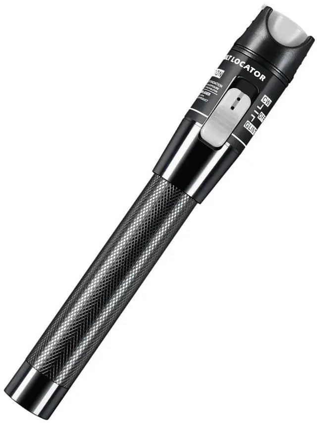 Main image of 80mW VFL Visual Fault Locator, 80KM Range Fiber Optic Cable Tester Meter with 2.5 mm Universal Connector FC Male to LC Female Adapter for CATV Telecommunications