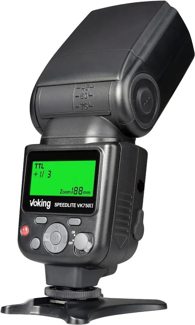 Alt view image 2 of 7 - VK750II TTL Camera Speedlite Flash Compatible with Canon EOS 60D 70D 77D 80D 4000D Rebel T7i T6i T6s T6 T5i T5 T4i T3i and Other DSLR Cameras