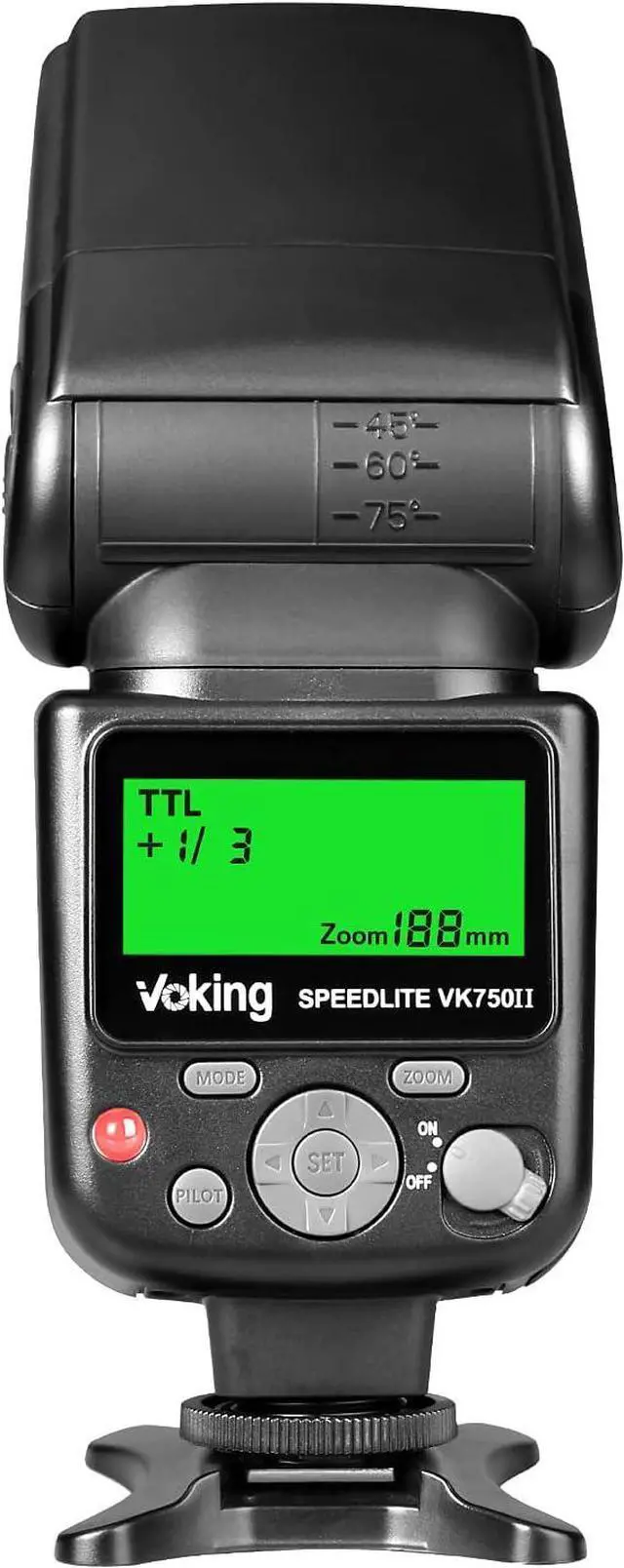 Alt view image 3 of 7 - VK750II TTL Camera Speedlite Flash Compatible with Canon EOS 60D 70D 77D 80D 4000D Rebel T7i T6i T6s T6 T5i T5 T4i T3i and Other DSLR Cameras