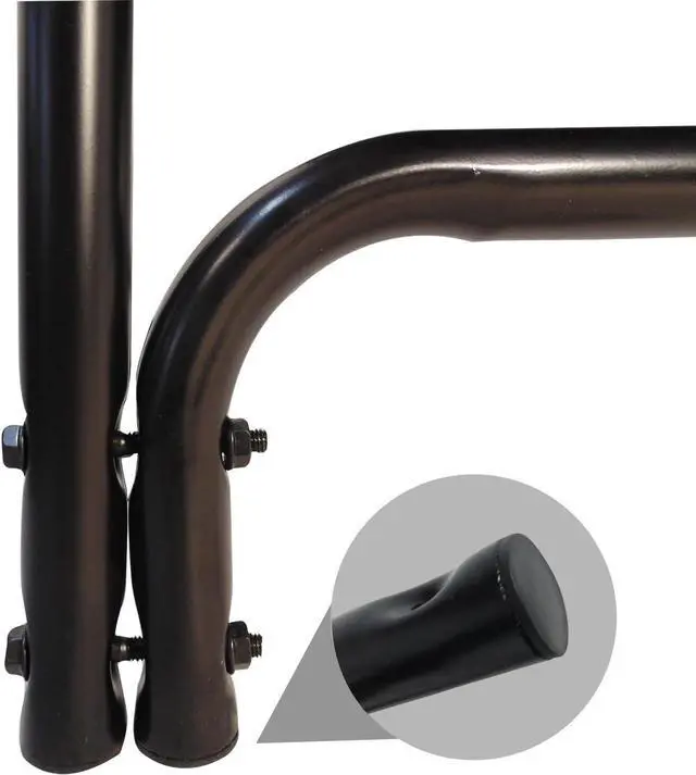 Alt view image 4 of 6 - 15203 Deluxe Outdoor Log Rack, Black, 4-Feet, Log Rack Only