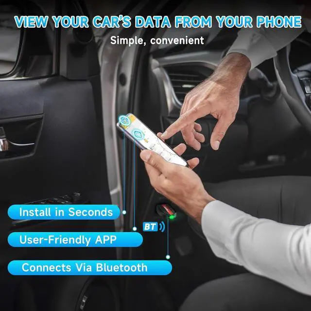 Alt view image 7 of 7 - ANCEL BD500 Bluetooth Diagnostic Scan Tool for VW Audi Seat Skoda Diagnosis, Full Systems Volkswagen OBD2 Scanner Vag Car Code Reader with Battery Check EPB Reset for iPhone, iPad & Android