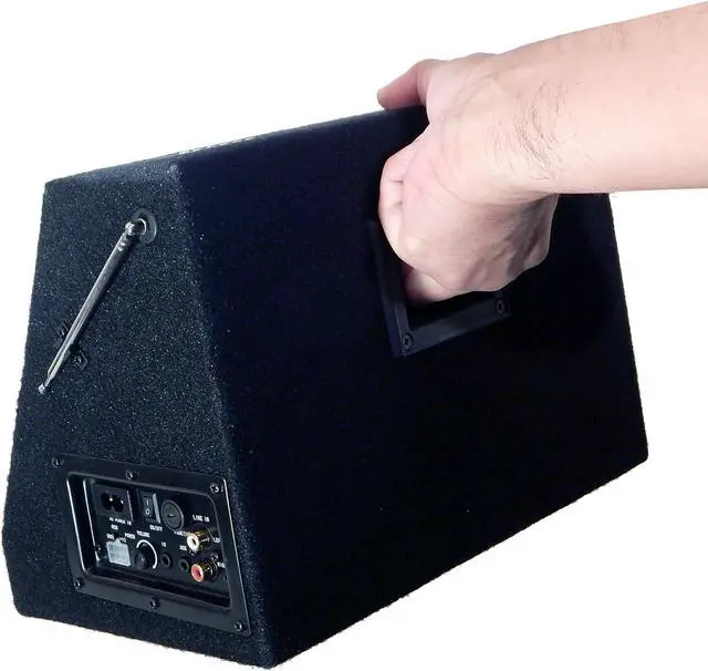 Alt view image 3 of 7 - Audio Bluetooth Speaker System & Digital Music Player 6.5" Subwoofer 200W Max Output FM Radio Receiver SD/MMC Card and USB Reader,Party Speaker, CSF-E65B