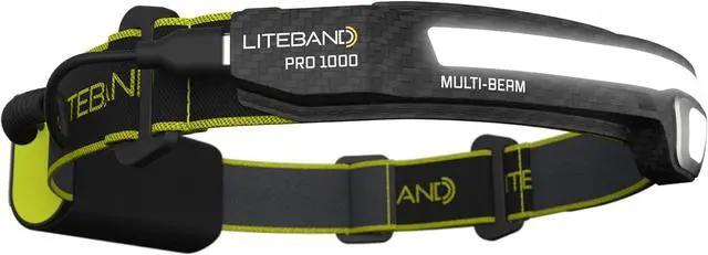 Alt view image 4 of 4 - 1000 Lumens LED Headlamp Rechargeable Battery Powered, Super Bright Tactical Head Lamp Flashlight Hard Hat Light, Mechanic Lamps, Camping, Running, Best Rated For Adults Forehead, Carbon