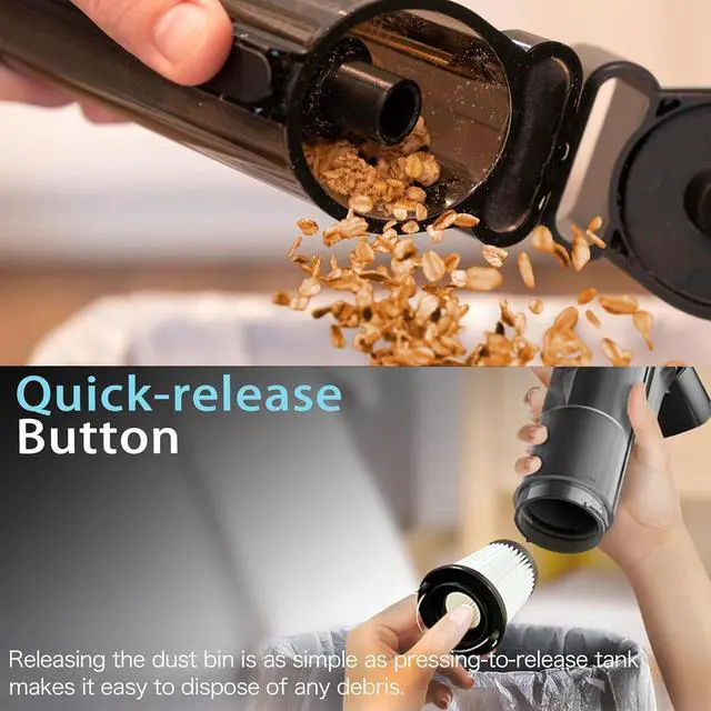 Alt view image 5 of 7 - Car Vacuum, Car Vacuum Portable Cordless with 20000Pa, Car Vacuum Cleaner High Power, 50-Min Decent Runtime, Car Vacuum Cleaner with Flexible Attachments