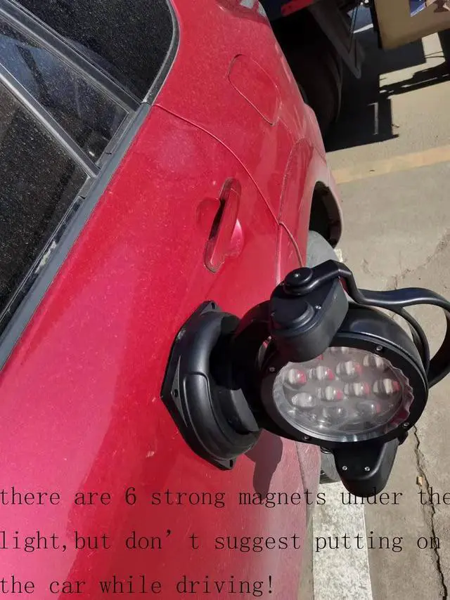 Alt view image 5 of 7 - 60w Remote Control Led Searchlight Marine Boat Portable 360 Degrees Rotating Remote Control 9-32V Work Light Spot Light Fog Lights Offroad Lights for SUV ATV 4wd Truck Boat Led Spotlight