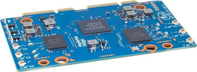 Alt view image 5 of 7 - BPI-R4 NIC BE14 WiFi 7 Module for BPI-R4 Wireless Tri-Band WiFi Router Board OpenWRT, MediaTek MT7995AV CPU 32 bits RISC-V MCU, with 6X 2G/5G/6GHz WiFi Antenna (WiFi7 NIC Module)