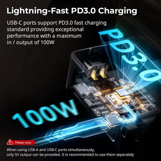 Alt view image 2 of 7 - Battery VB99 Black, 99Wh / 6800mAh V Mount Battery with 100W Output, 2H Full Charge, with USB-C, D-TAP, USB-A, Dual DC Ports, OLED Screen, for Camera, Camcorder, Monitor, Video Light