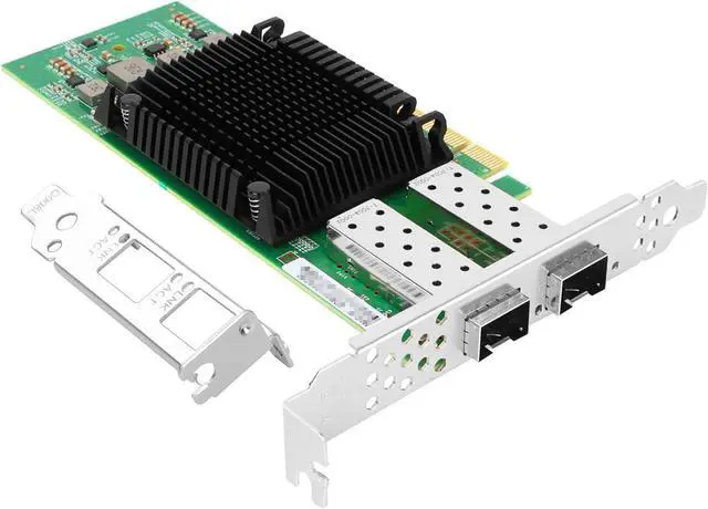 Main image of 25Gb PCI-E NIC Network Card for  E810-XXVDA2, 1GbE/10GbE/25GbE Dual SFP28 Ports, with  E810-XXVAM2 Chip,25GbE PCI Express 4.0 X8 Ethernet Adapter Support RDMA iWARP/RoCEv2/UEFI