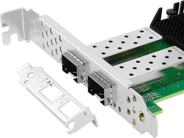 Alt view image 5 of 6 - 25Gb PCI-E NIC Network Card for  E810-XXVDA2, 1GbE/10GbE/25GbE Dual SFP28 Ports, with  E810-XXVAM2 Chip,25GbE PCI Express 4.0 X8 Ethernet Adapter Support RDMA iWARP/RoCEv2/UEFI