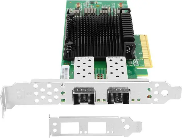 Alt view image 4 of 6 - 25Gb PCI-E NIC Network Card for  E810-XXVDA2, 1GbE/10GbE/25GbE Dual SFP28 Ports, with  E810-XXVAM2 Chip,25GbE PCI Express 4.0 X8 Ethernet Adapter Support RDMA iWARP/RoCEv2/UEFI