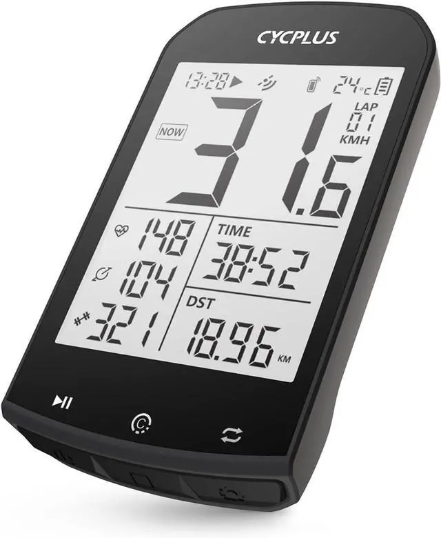 Main image of GPS Wireless Bike Computer, Cycling Computer GPS with Bluetooth/ANT+, Bike Speedometer with 2.9" LCD Screen, Auto Backlight IPX6 Waterproof (New Upgraded)