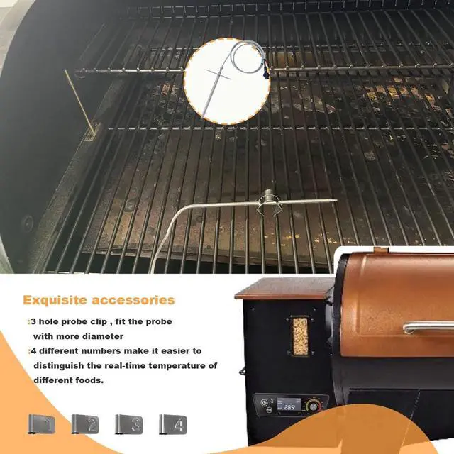 Alt view image 5 of 6 - Upgraded Thermostat Kit Control Board Replacement for Pit boss Wood Pellet Grill Tailgater P7-340/Lexington P7-540/Classic P7-700/Austin XL P7-1000/440FBI Matte Black