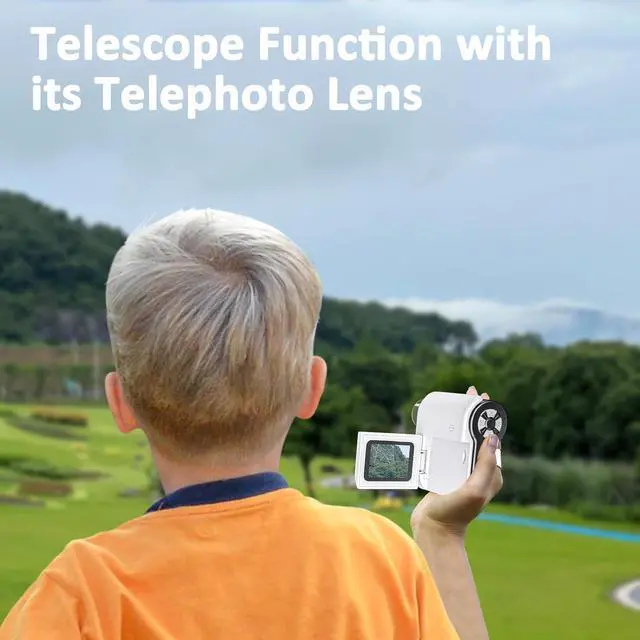 Alt view image 6 of 7 - Microscope for Kids - 1000X Portable Handheld Kids Mini Microscope | Telescope with Photo and Video Educational Science Toys | Age 3 4 5 6 7 8 9 10 11 12 Years Old Kids Christmas Birthday Gift