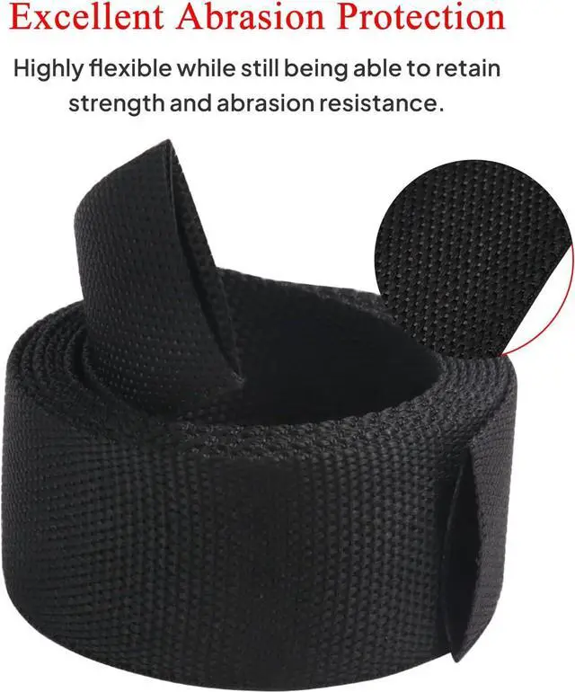 Alt view image 5 of 7 - 2 in 1 Heat Shrink Braided Sleeving Fabric Tubing-Perfectly fit Irregular Shape Hose/Cable/Wire (3/8"(10mm), 60FT)