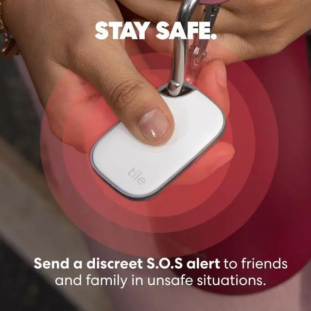 Alt view image 6 of 6 - Powerful Bluetooth Tracker, Key Finder and Item Locator for Keys Bags, and More. Both iOS and Android Compatible. Phone Finder. 2-Pack (Black/White)