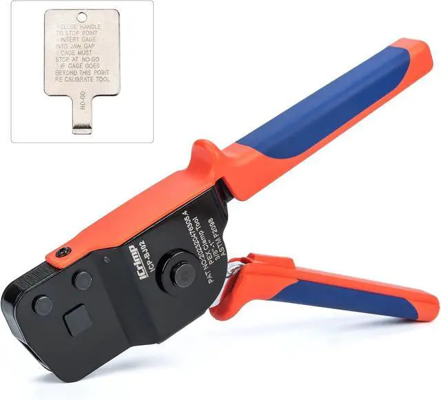 Main image of ICP-BJ02 PEX Clamp Cinch Tool, One Handed PEX Crimping Tool for Pinching 3/8-in, 1/2-in, 3/4-in, 1-in PEX Clamp Rings, Patented