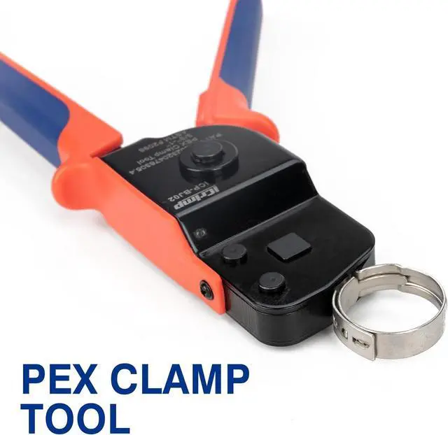 Alt view image 3 of 7 - ICP-BJ02 PEX Clamp Cinch Tool, One Handed PEX Crimping Tool for Pinching 3/8-in, 1/2-in, 3/4-in, 1-in PEX Clamp Rings, Patented