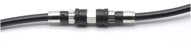Alt view image 5 of 5 - Coaxial Cable Connectors, 50 PCS, 3GHz Rated, Coax Extender Adapter, RG6, Weather Sealed Extension Coupler, Barrel Splice, Female to Female