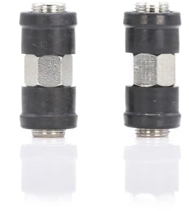 Alt view image 2 of 5 - Coaxial Cable Connectors, 50 PCS, 3GHz Rated, Coax Extender Adapter, RG6, Weather Sealed Extension Coupler, Barrel Splice, Female to Female