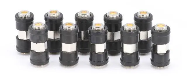 Alt view image 3 of 5 - Coaxial Cable Connectors, 50 PCS, 3GHz Rated, Coax Extender Adapter, RG6, Weather Sealed Extension Coupler, Barrel Splice, Female to Female