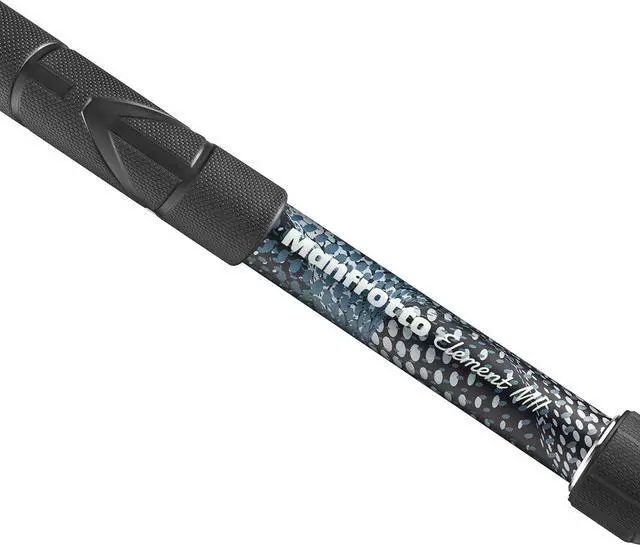 Alt view image 5 of 5 - Element MII MMELMIIA5BK, Lightweight 5-Section Aluminium Travel Camera Monopod, with Wrist Strap, Rubber Grip, Twist Locks, Load up 15kg, for Compact Cameras, Mirrorless, DSLR, Black