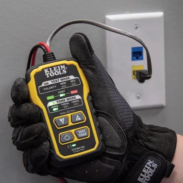 Alt view image 5 of 7 - VDV500-063 Wire Tr Tone Generator Continuity Tester for Ethernet, Internet, Telephone, Speaker, Coax, Video, and Data Cables RJ45, RJ11, RJ12