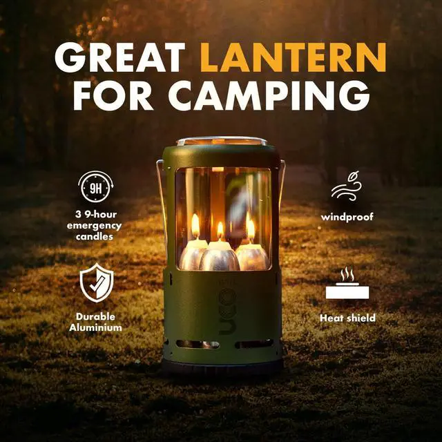Alt view image 2 of 7 - Candlelier Candle Lantern, Candle Lanterns for Real Candles, Perfect Outdoor Gear for Camping or for Power Outages, Includes 3 Long Burning Candles