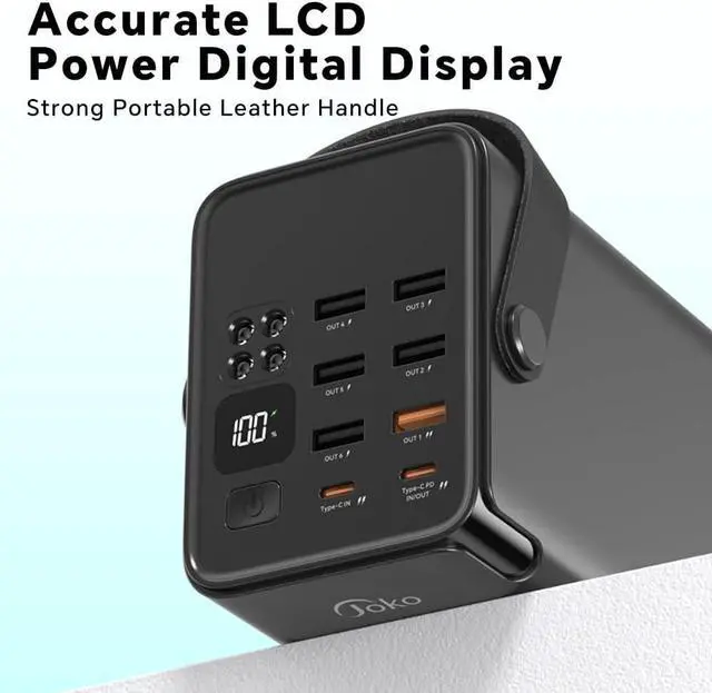 Alt view image 5 of 7 - 70000mAh Power Bank High Capacity 20W PD 3.0 Fast Charging 22.5W Max Large Power Bank,7 Outputs 2 Inputs,LED Display,USB-C Battery Packs for iPhone, , OutdoorsCamping