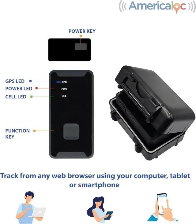 Alt view image 2 of 4 - GPS Tracker. GL300 MXW Series. No subscription required. Pay as you go. Magnet included.