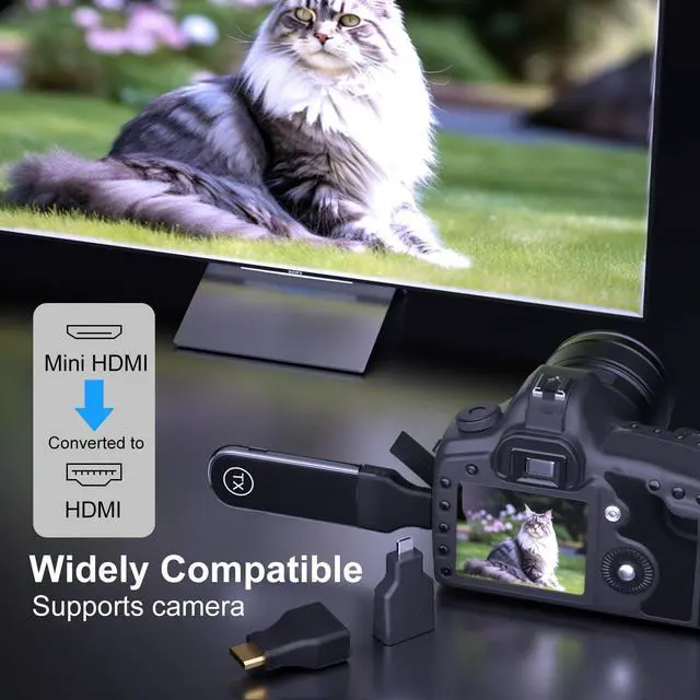 Alt view image 7 of 7 - 4K Wireless HDMI Transmitter and Receiver 100FT, Plug&Play Portable 2.4G/5G Wireless HDMI Extender, 4K Wireless Display Adapter for Video and Audio Streaming to Monitor from Laptop/TV Box