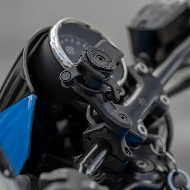 Alt view image 6 of 7 - Quad Lock Motorcycle Handlebar Mount PRO for iPhone, Samsung Galaxy and Pixel Smartphone