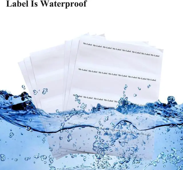 Alt view image 6 of 7 - Self-Laminating Wrap Around Cable Labels  Letter Sheet Laser Printer Only  for Wire Marking Identification (100 Sheets (3200 Labels), White)