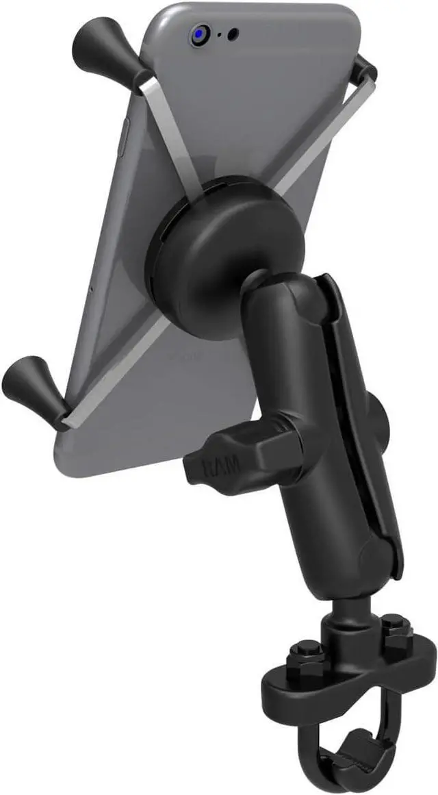 Alt view image 2 of 4 - RAM Mounts X-Grip Large Phone Mount with Handlebar U-Bolt Base RAM-B-149Z-UN10U with Medium Arm for Motorcycle, ATV/UTV, Bike