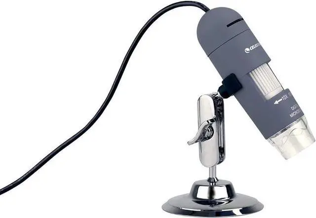 Main image of Deluxe Capture Your Discoveries 44302-C Digital Handheld Microscope, Grey