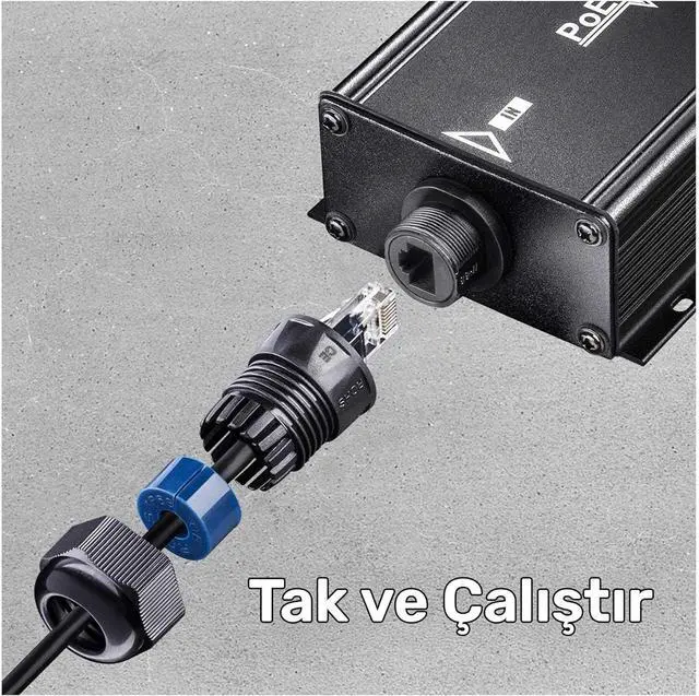 Alt view image 7 of 7 - Cudy 2 Channel Gigabit Outdoor PoE Extender2 Output PoE Ports, IP67 Waterproof, 10/100/1000Mbps, PoE Repeater/PoE Amplifier/PoE Booster, Wall-Mount, Comply with 802.3bt / 802.3at / 802.3af