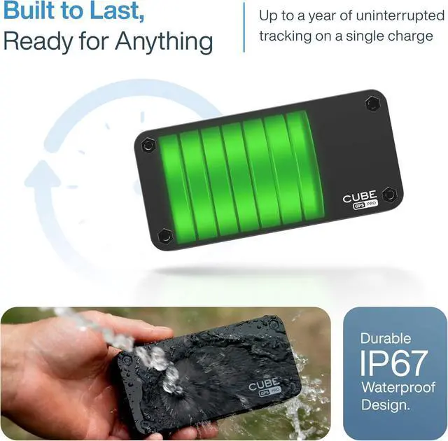 Alt view image 2 of 7 - GPS Tracker for Vehicles GPS Car Tracker, Real Time Worldwide Location Geo-Fencing, Hidden Tracking Device for Fleet Assets, Truck, Auto, Trailer, 1 Year Battery, Subscription Required