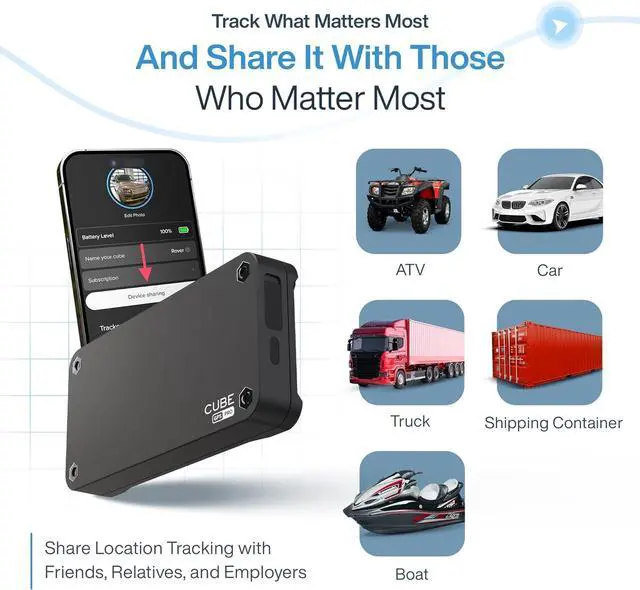 Alt view image 7 of 7 - GPS Tracker for Vehicles GPS Car Tracker, Real Time Worldwide Location Geo-Fencing, Hidden Tracking Device for Fleet Assets, Truck, Auto, Trailer, 1 Year Battery, Subscription Required