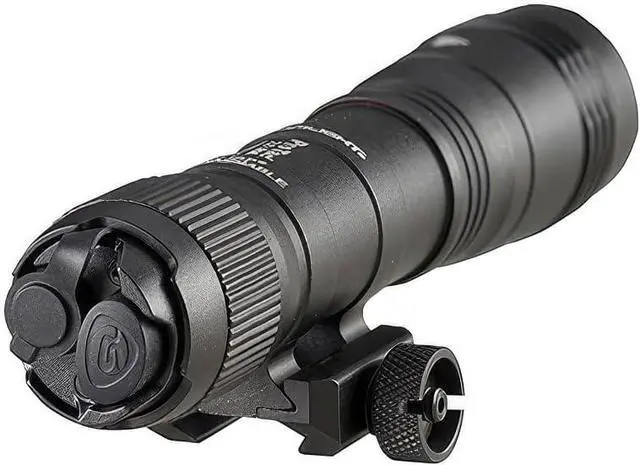 Alt view image 3 of 6 - 89009 ProTac 2.0 2000-Lumen Rail Mount High Lumen Tactical Rechargeable Long Weapon-Mounted Flashlight with Straight Pressure Switch, SL-B50 Battery Pack and USB-C Cord, Black