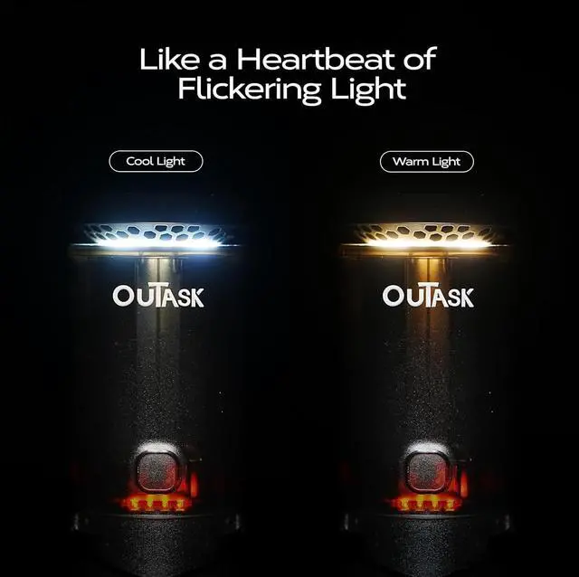 Alt view image 2 of 7 - Camping Light Telescopic, Collapsible Magnetic Camping Lantern with 12000mAh Battery, Telescoping IPX6/IPX7 Waterproof Flashlights, Camping Lamp for Emergency, Camping, Hiking