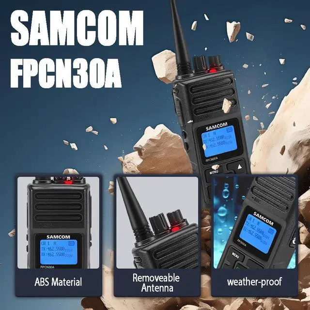 Alt view image 7 of 7 - 5W High Power Two Way Radio,Heavy Duty Walkie Talkies for Adults Long Range with Earpieces,Professional UHF 2-Way Radio Rechargeable with 1500mAh Battery and Charger,9 Packs