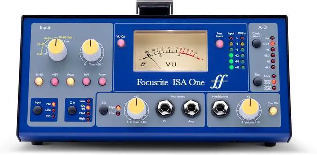 Alt view image 5 of 7 - ISA One Heritage mic pre with independent DI, variable impedance selector and independent headphone amp