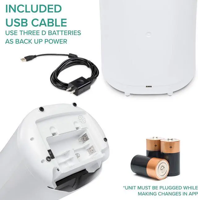 Alt view image 5 of 7 - Pets Smart Automatic Pet Feeder with Wi-Fi, HD Camera with Voice and Video Recording, Programmable Food Dispenser for Dogs & Cats with Easy App-Controlled, 29-Cup Capacity, for iPhone & Android
