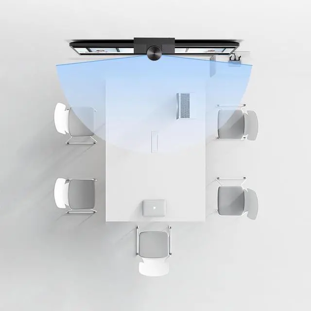 Alt view image 7 of 7 - 180° Video Camera, Immersive Video Conference Experience, both Overall and Speakers Close-up view, 1080P Webcam for Huddle Room and Homebased Office, Plug and Play with Micro SD Card Slot