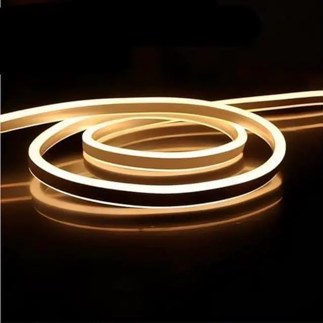 Main image of LED Neon Rope Lights Warmwhite 100FT 30M Flexible AC 110V 120V LED Strip Lights Outdoor Waterproof Plug-Play Strip Lighting Dot Free Connectable Home Commercial Decor Neon Sign ETL FCC