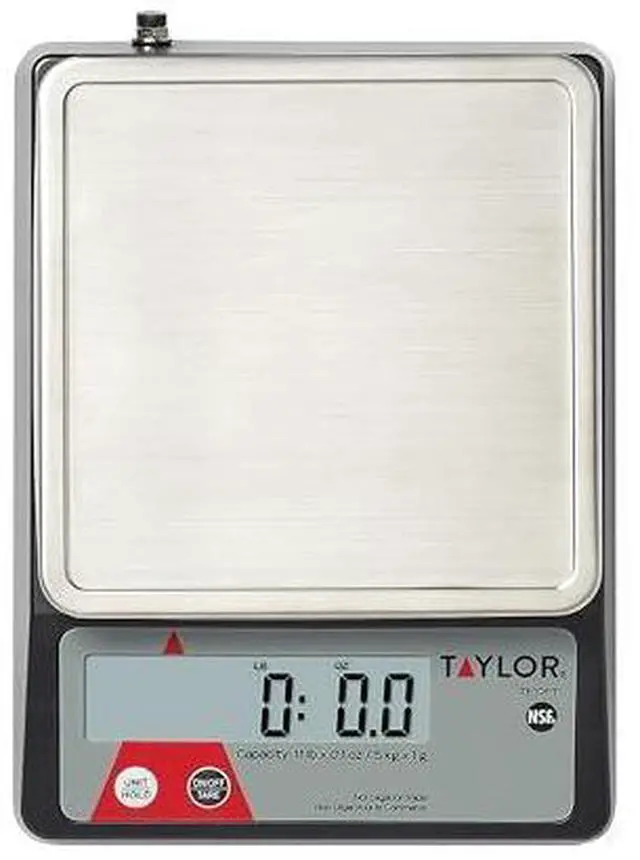 Alt view image 5 of 6 - TE10FT 11-Pound Commercial Digital Portion Control Scale, 11 lb (5 kg) in 0.1 oz (1 g) Food and Cooking Scale, Tare and Hold Function, NSF, Stainless Steel Platform